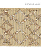 Scalamandre Lattice Tape Camel Trim