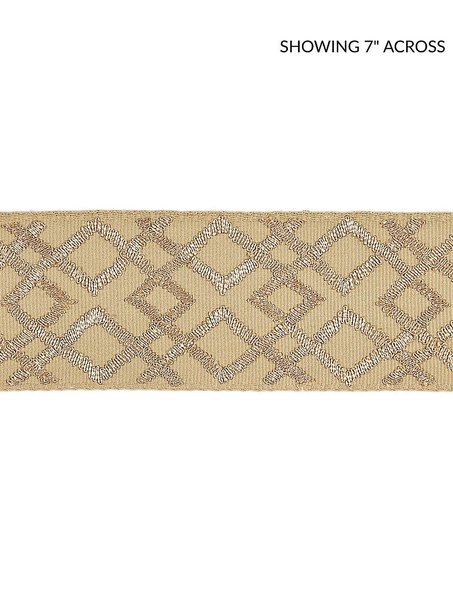 Scalamandre Lattice Tape Camel Trim