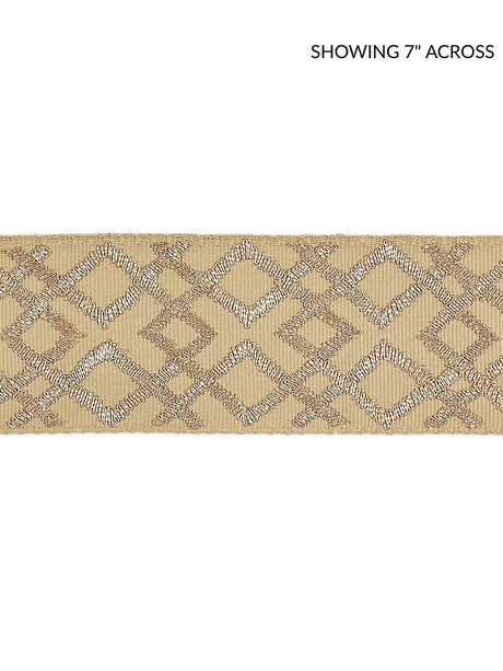 Scalamandre Lattice Tape Camel Trim