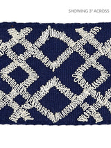 Scalamandre Lattice Tape Indigo Trim