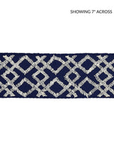 Scalamandre Lattice Tape Indigo Trim