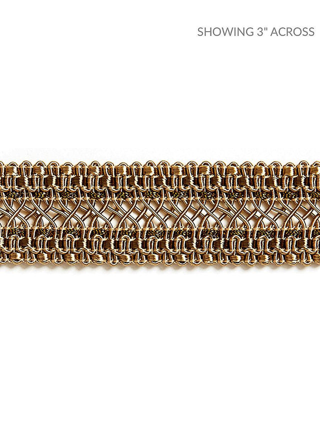 Scalamandre Selena Gimp Braid Burnished Gold Trim
