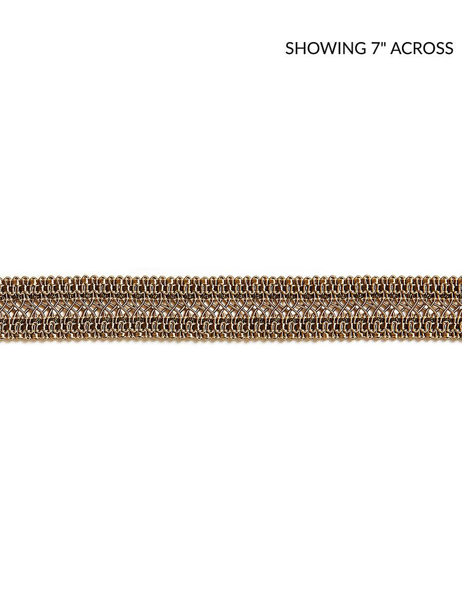 Scalamandre Selena Gimp Braid Burnished Gold Trim