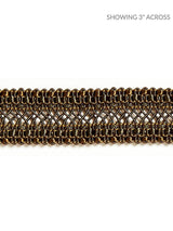 Scalamandre Selena Gimp Braid Smoked Bronze Trim
