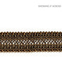 Scalamandre Selena Gimp Braid Smoked Bronze Trim