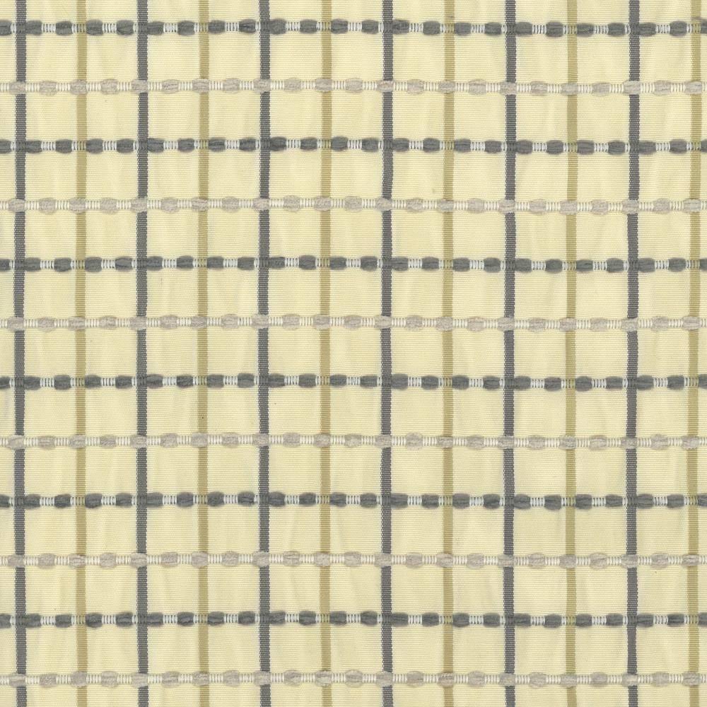 Kasmir Cha Cha Check Pewter Fabric