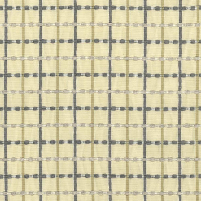 Kasmir Cha Cha Check Pewter Fabric