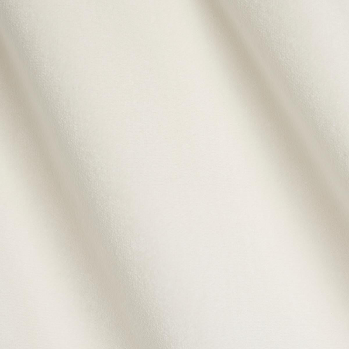 Schumacher Rocky Performance Velvet Blanc Fabric