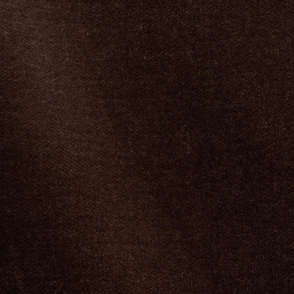 Schumacher Rocky Performance Velvet Espresso Fabric