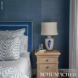 Schumacher Rocky Performance Velvet Cornflower Fabric