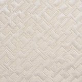 Schumacher Salon Matelassé Satin Limestone Fabric