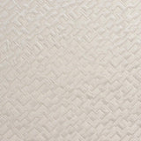 Schumacher Salon Matelassé Satin Limestone Fabric