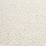 Schumacher Salon Matelassé Satin Pearl Fabric