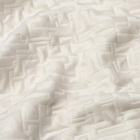 Schumacher Salon Matelassé Satin Pearl Fabric