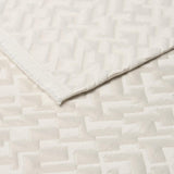 Schumacher Salon Matelassé Satin Pearl Fabric