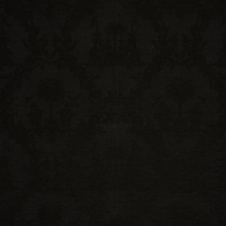 Schumacher Chinoiserie Royale Black Fabric