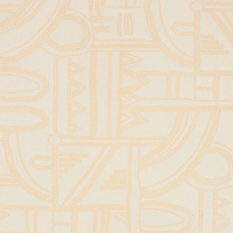 Schumacher Nadia Matelass Ivory Fabric