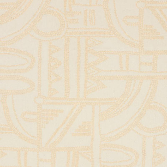Schumacher Nadia Matelass Ivory Fabric