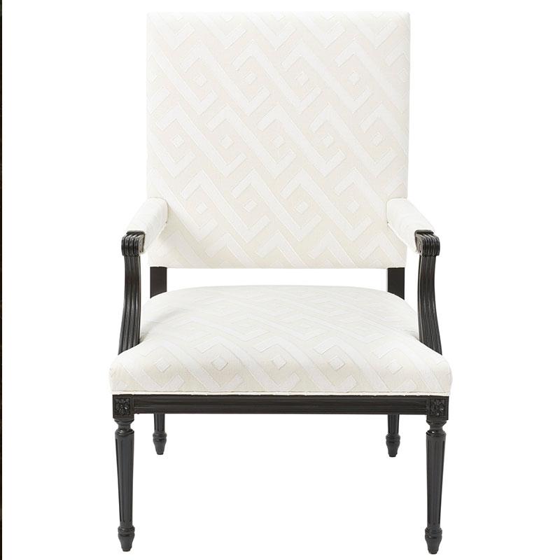 Schumacher Safari Appliqu Ivory Fabric