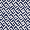 Schumacher Safari Appliqu Blue Fabric