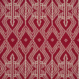 Schumacher Asaka Ikat Red Fabric