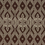 Schumacher Asaka Ikat Espresso Fabric