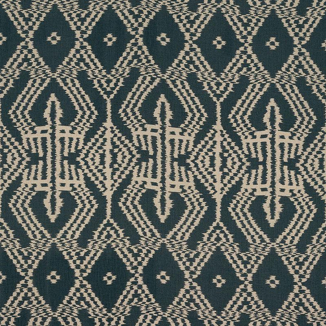 Schumacher Asaka Ikat Charcoal Fabric
