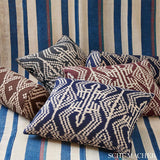 Schumacher Asaka Ikat Charcoal Fabric