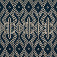 Schumacher Asaka Ikat Indigo Fabric