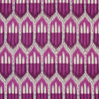 Schumacher Bukhara Ikat Fuchsia Fabric