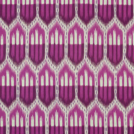 Schumacher Bukhara Ikat Fuchsia Fabric