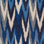 Schumacher Kashgar Velvet Ikat Indigo & Slate Fabric