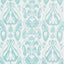 Schumacher Kiva Embroidered Ikat Sky Fabric