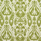 Schumacher Kiva Embroidered Ikat Grass Fabric