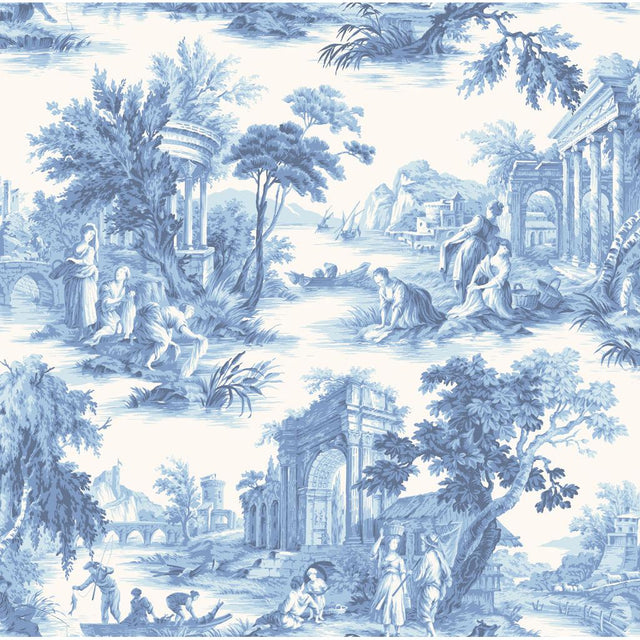Cole & Son VILLANDRY COBALT BLUE Wallpaper