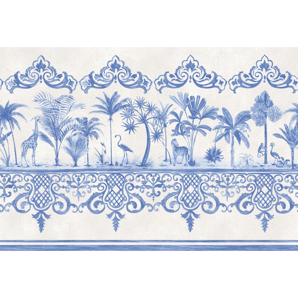 Cole & Son ROU BORDER COBALT BLUE Wallpaper