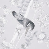 Schumacher Brighton Pavilion Panel Black & White Wallpaper