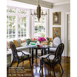 Schumacher Capri Black/White Fabric