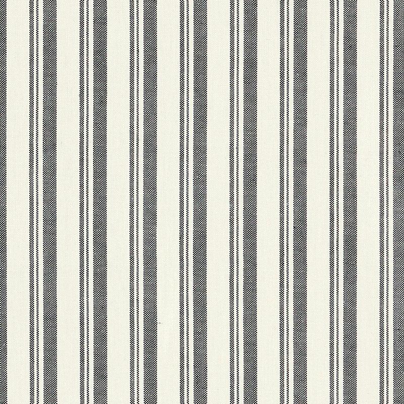 Schumacher Capri Black/White Fabric