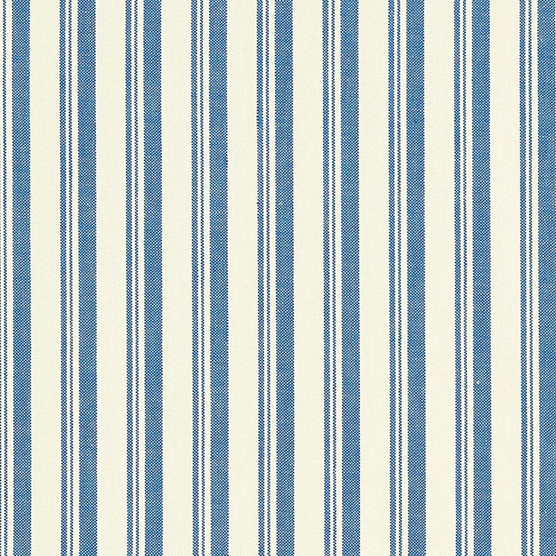 Schumacher Capri Navy/White Fabric