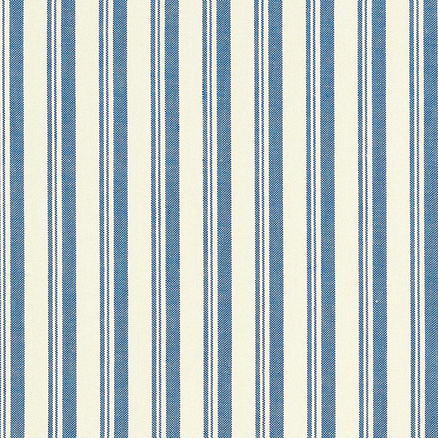 Schumacher Capri Navy/White Fabric