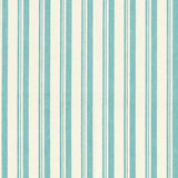 Schumacher Capri Aqua/White Fabric