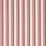 Schumacher Capri Red/White Fabric