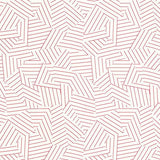 Schumacher Deconstructed Stripe Red Fabric