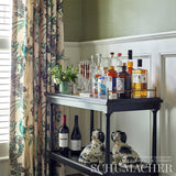 Schumacher Peacock Emerald Fabric