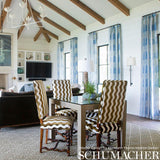 Schumacher The Wave Velvet Chocolate Fabric