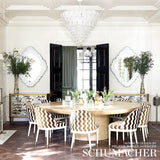 Schumacher The Wave Velvet Chocolate Fabric