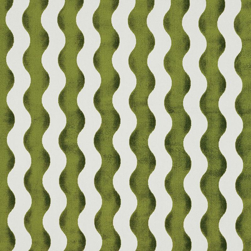 Schumacher The Wave Velvet Lettuce Fabric
