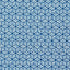 Schumacher Tumbling Blocks Cobalt Fabric