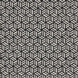 Schumacher Tumbling Blocks Black Fabric